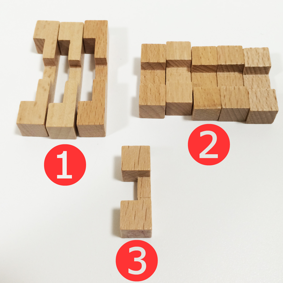 ガチャ木製立体パズル「WOOD PUZZLE（ウッドパズル）」Galaxy（ギャラクシー）組み立て方